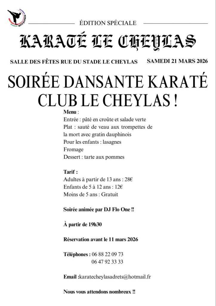 Affiche repas dansant
