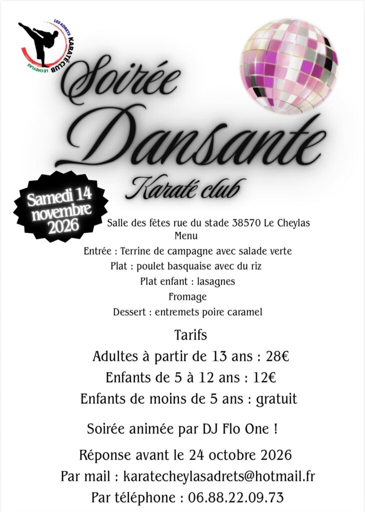 Repas dansant 14 novembre